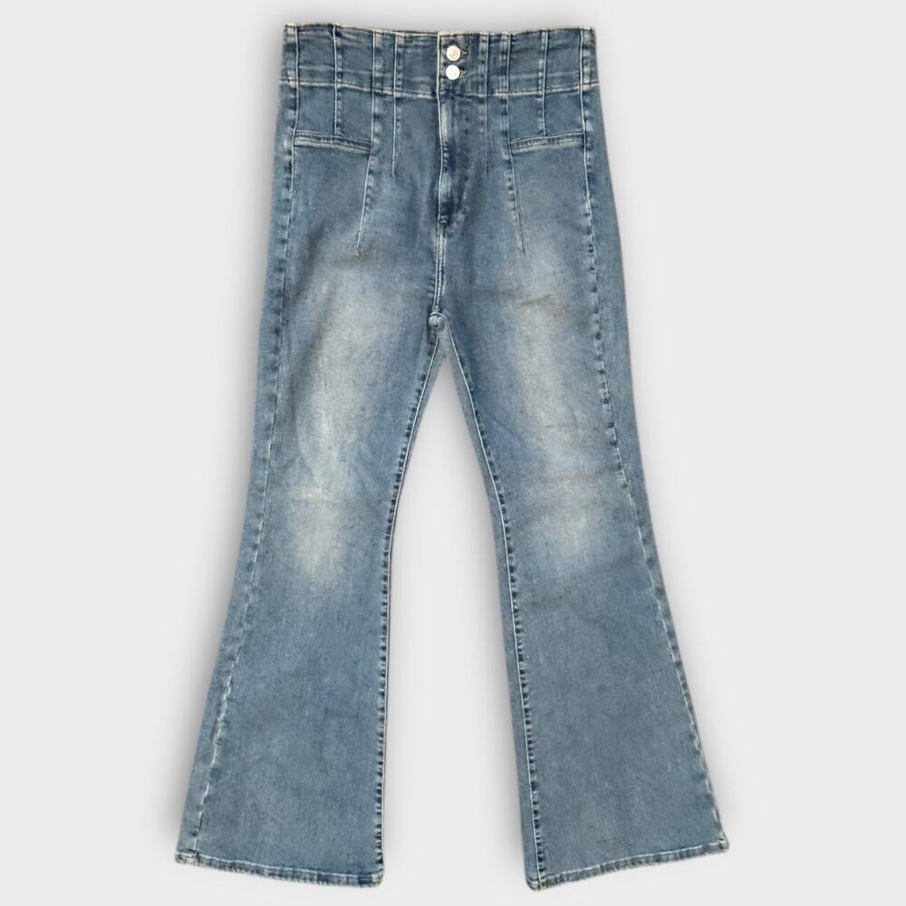 NEW Free People We the Free Jayde Flare Jeans Size 30 - Picture 5 of 13